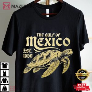 The Gulf Of Mexico Stay Salty And Resist Political T Shirt (1)