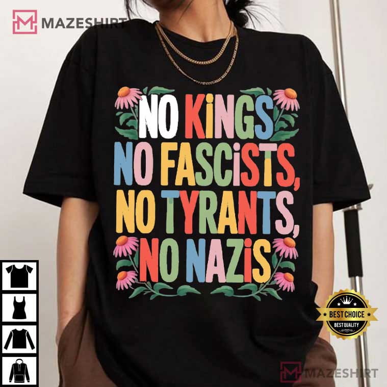 No Kings In America Rejecting Republican Oligarchy Political T-Shirt No Kings In America Rejecting Republican Oligarchy Political T-Shirt