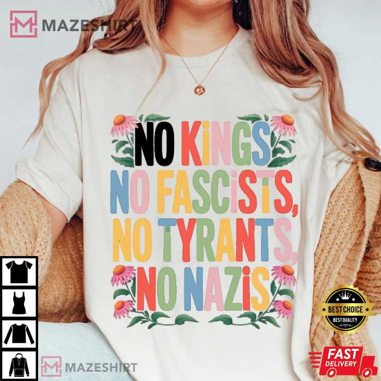 No Kings In America Rejecting Republican Oligarchy Political T-Shirt No Kings In America Rejecting Republican Oligarchy Political T-Shirt
