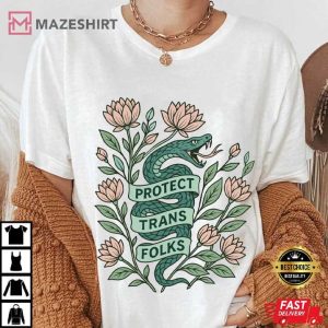 Protect Trans Folks Transgender LGBTQ+ Ally Pride Month T Shirt (2)