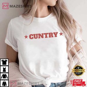 Cuntry Country Concert Music Festival Western Cowgirl T-Shirt