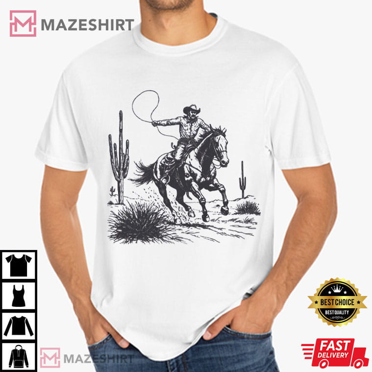 Western Cowboy Vintage 90s Grunge Rodeo Country T-Shirt Western Cowboy Vintage 90s Grunge Rodeo Country T-Shirt