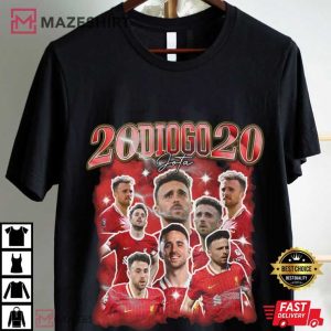 Diogo Jota Liverpool Memorial Rest In Peace 1996 To 2025 T Shirt (1)