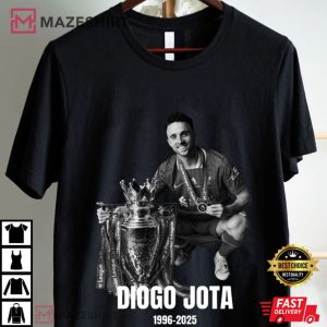 Diogo Jota RIP 1996–2025 Retro Tribute Soccer Fan T Shirt (1)