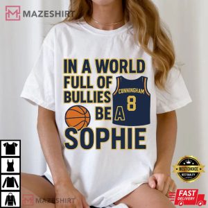 In A World Full Of Bullies Be A Sophie Cunningham Basketball T Shirt (2)