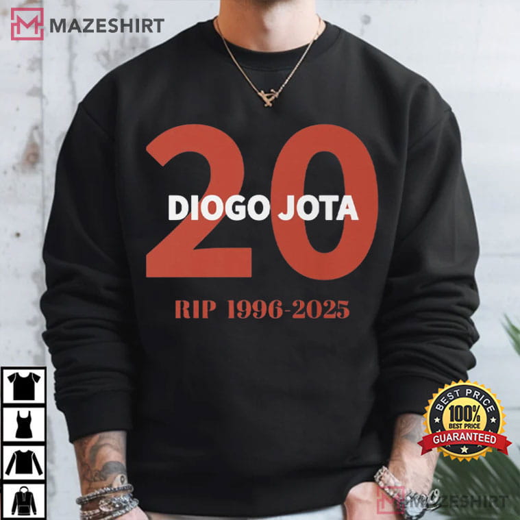 RIP Diogo Jota 1996-2025 Tribute Football Fan T-Shirt RIP Diogo Jota 1996-2025 Tribute Football Fan T-Shirt