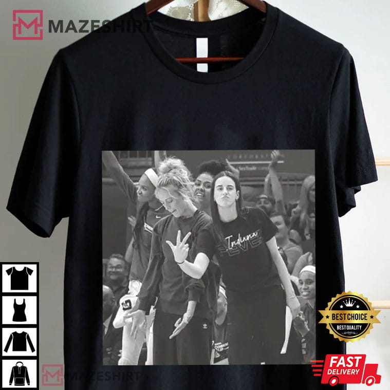 Caitlin Clark x Sophie Cunningham 90s Style Basketball Women T-Shirt Caitlin Clark x Sophie Cunningham 90s Style Basketball Women T-Shirt