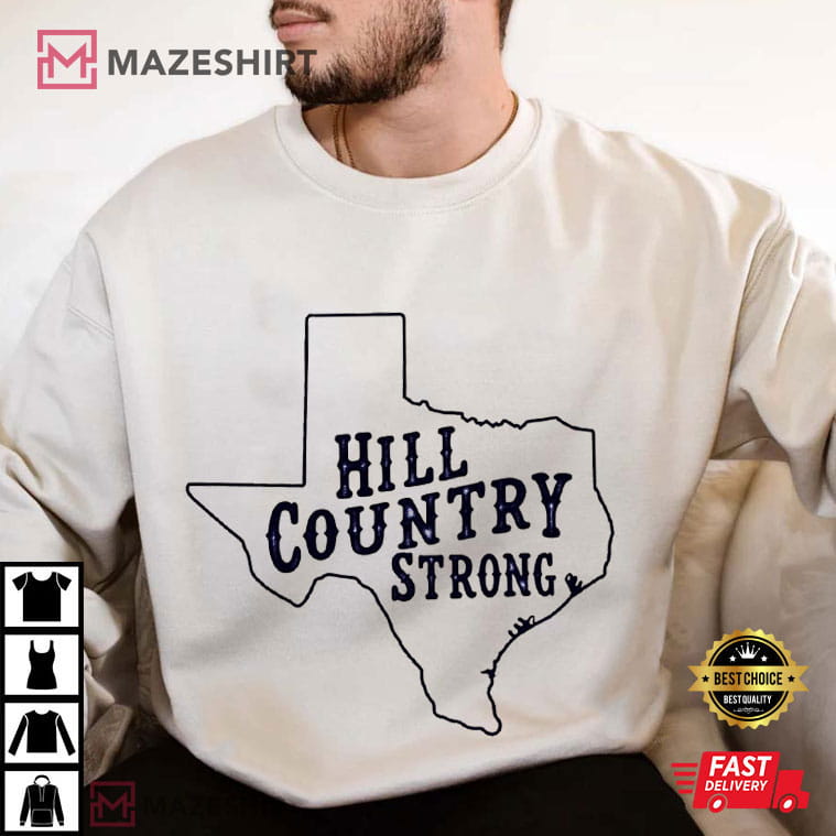 Hill Country Strong Texas Flood Support Graphic T-Shirt Hill Country Strong Texas Flood Support Graphic T-Shirt