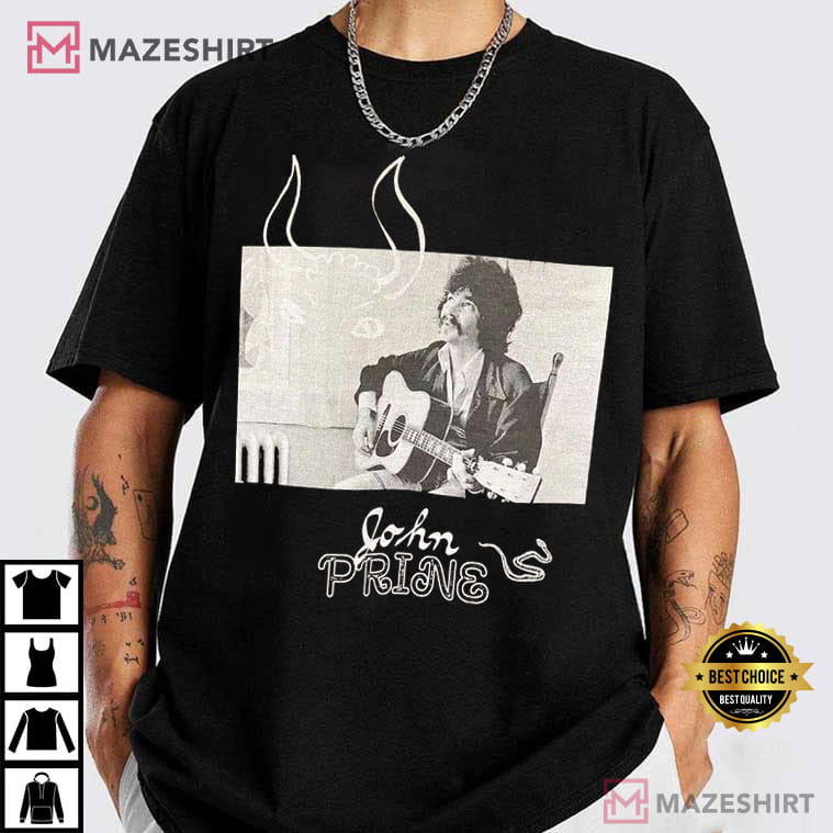 John Prine Country Folk Music Fan Art T-Shirt John Prine Country Folk Music Fan Art T-Shirt