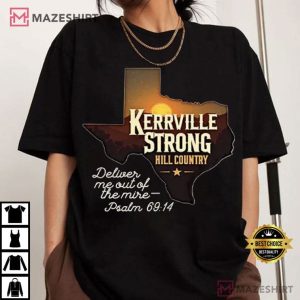 Kerrville Strong Hill Country Texas Flood Support Pray For Kerrville T Shirt (4)