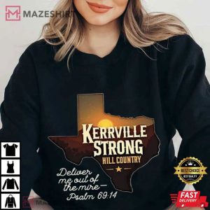 Kerrville Strong Hill Country Texas Flood Support Pray For Kerrville T Shirt (1)