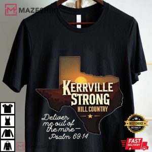Kerrville Strong Hill Country Texas Flood Support Pray For Kerrville T Shirt (2)