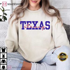 Texas Strong Hill Country Support Graphic T Shirt (1)