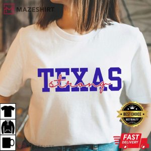 Texas Strong Hill Country Support Graphic T Shirt (3)