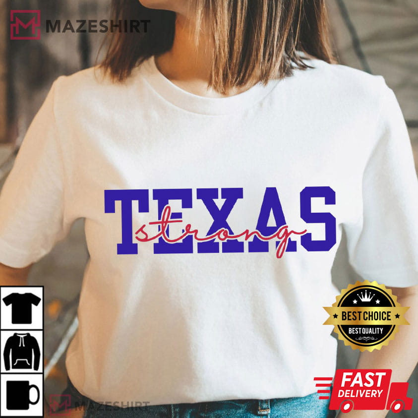 Texas Strong Hill Country Support Graphic T-Shirt Texas Strong Hill Country Support Graphic T-Shirt