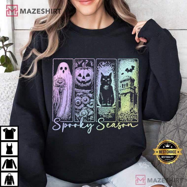 Spooky Season Vintage Halloween Horror Night T-Shirt Spooky Season Vintage Halloween Horror Night T-Shirt