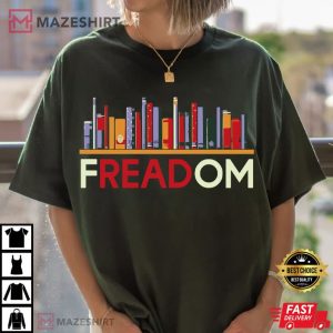 Freadom Anti Ban Books Freedom To Read Librarian Bookish T Shirt (3)