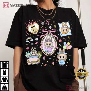 Labubu Coquette Bow Cute The Monsters T Shirt (1)