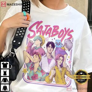 Saja Boys Boy Band Kpop Demon Hunters Movie Bootleg T Shirt (1)