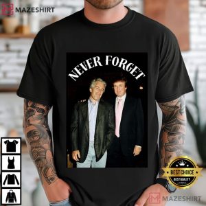 Jeffrey Epstein Guest List With Donald Trump Anti Maga T Shirt (1)