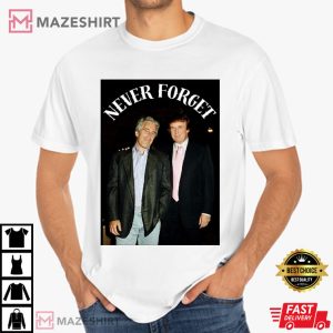 Jeffrey Epstein Guest List With Donald Trump Anti Maga T Shirt (3)