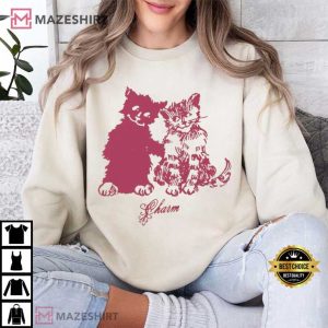 Cat Lovers Clairo Charm Cat Friends Kitty Cute T Shirt (2)