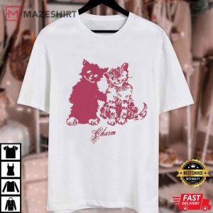 Cat Lovers Clairo Charm Cat Friends Kitty Cute T Shirt (3)