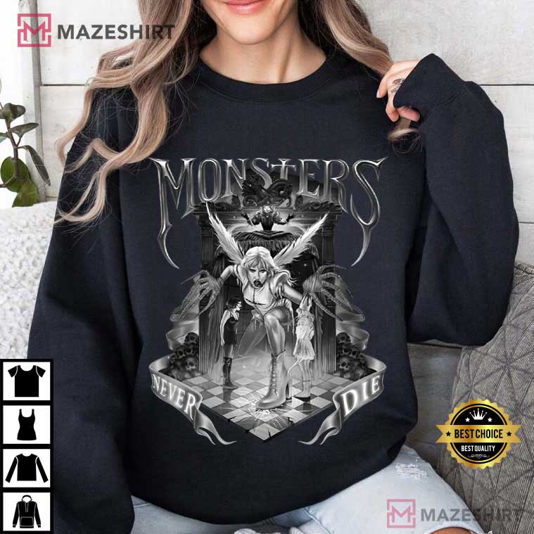 Lady Gaga Monsters Never Die The Mayhem Ball Tour T-Shirt Lady Gaga Monsters Never Die The Mayhem Ball Tour T-Shirt