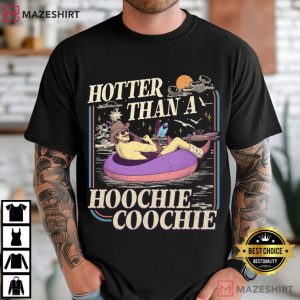 Country Music Hotter Than A Hoochie Coochie Music Lover T Shirt (3)