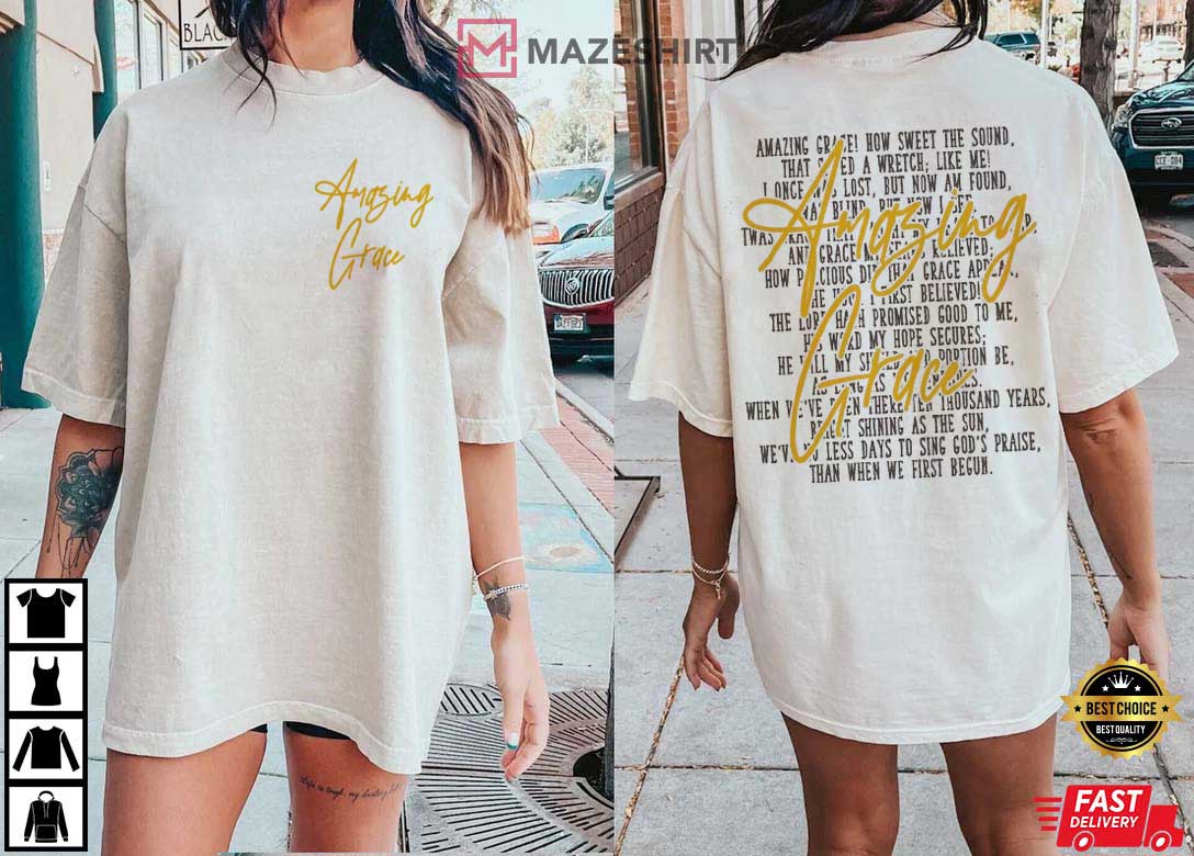 Amazing Grace Jesus Christian God Vintage T-Shirt Amazing Grace Jesus Christian God Vintage T-Shirt