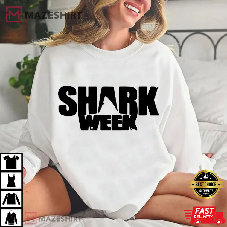 Shark Week 2025 Beach Summer Ocean Lover Funny T-Shirt Shark Week 2025 Beach Summer Ocean Lover Funny T-Shirt