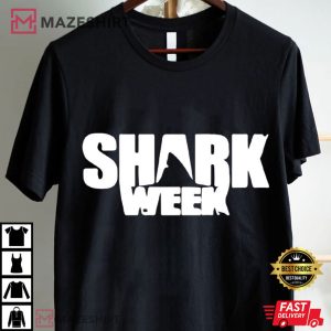 Shark Week 2025 Beach Summer Ocean Lover Funny T Shirt (1)
