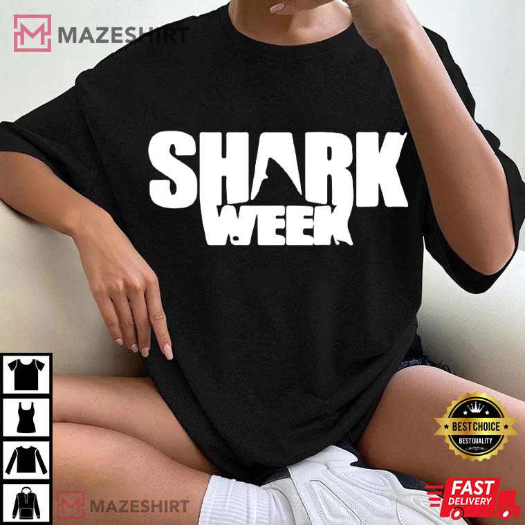 Shark Week 2025 Beach Summer Ocean Lover Funny T-Shirt Shark Week 2025 Beach Summer Ocean Lover Funny T-Shirt