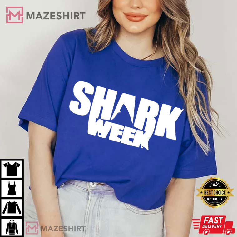 Shark Week 2025 Beach Summer Ocean Lover Funny T-Shirt Shark Week 2025 Beach Summer Ocean Lover Funny T-Shirt