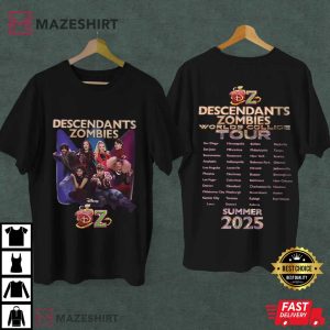 Descendants Zombies Worlds Collide Tour Music Festival T Shirt (2)