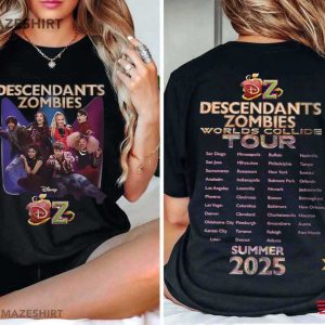 Descendants Zombies Worlds Collide Tour Music Festival T Shirt (1)