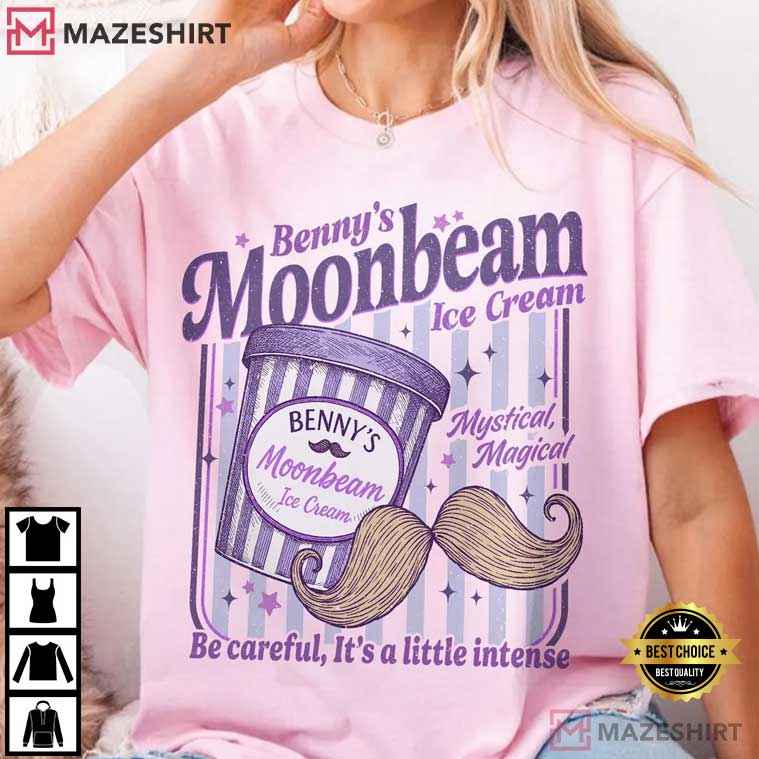 Benny’s Moonbeam Ice Cream America Concert Tour T-Shirt Benny’s Moonbeam Ice Cream America Concert Tour T-Shirt