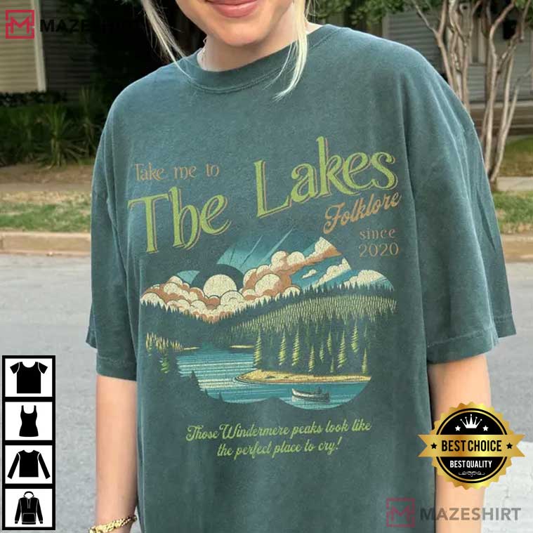 The Lakes Folklore Swiftie Era Music Lyrics Retro T-Shirt The Lakes Folklore Swiftie Era Music Lyrics Retro T-Shirt