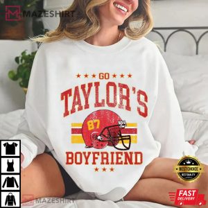 Go Taylor's Boyfriend Kansas City Chiefs 87 Game Day T Shirt (4)
