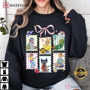 Children Books Characters Back To School Coquette Teacher T Shirt (2)