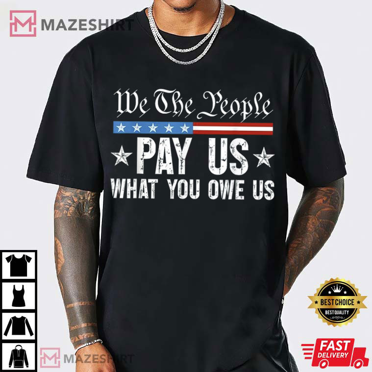 Pay Us What You Owe Us Social Justice Activism WNBA T-Shirt Pay Us What You Owe Us Social Justice Activism WNBA T-Shirt