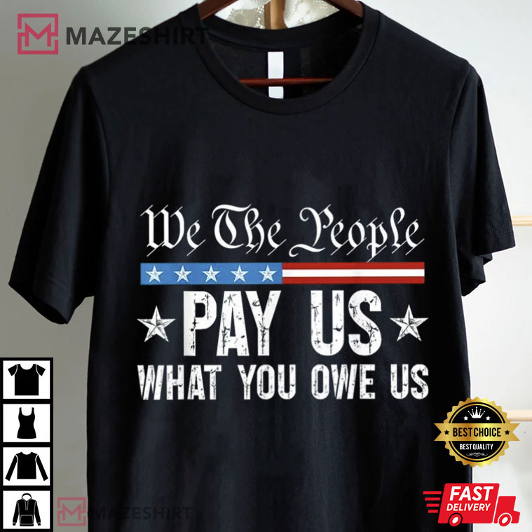 Pay Us What You Owe Us Social Justice Activism WNBA T-Shirt Pay Us What You Owe Us Social Justice Activism WNBA T-Shirt