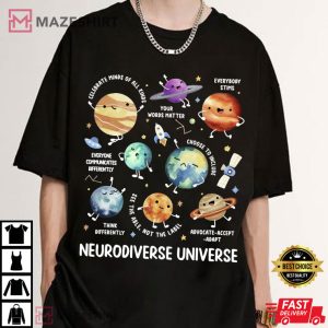 Space Neurodiversity Neurodiverse Special Education Teacher T Shirt (4)