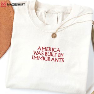 America Was Built By Immigrants Human Rights Embroidered Sweatshirt (1)