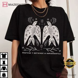 Protect And Defend Immigrants Human Rights T Shirt (2)
