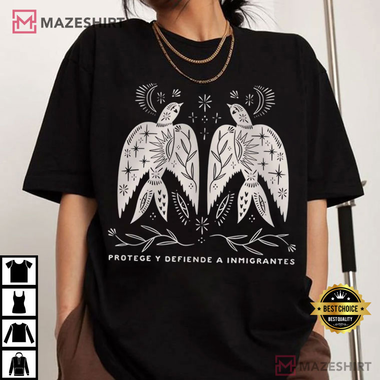 Protect And Defend Immigrants Human Rights T-Shirt Protect And Defend Immigrants Human Rights T-Shirt