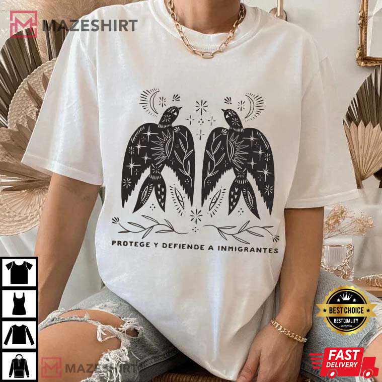Protect And Defend Immigrants Human Rights T-Shirt Protect And Defend Immigrants Human Rights T-Shirt