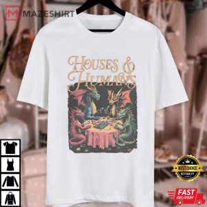 Retro Dungeons And Dragons DND Houses And Humans Gamer T Shirt (3)