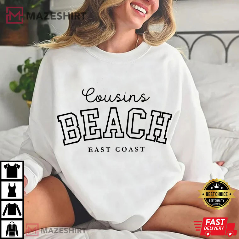 Cousins Beach East Coast The Summer I Turned Pretty Movie T-Shirt Cousins Beach East Coast The Summer I Turned Pretty Movie T-Shirt