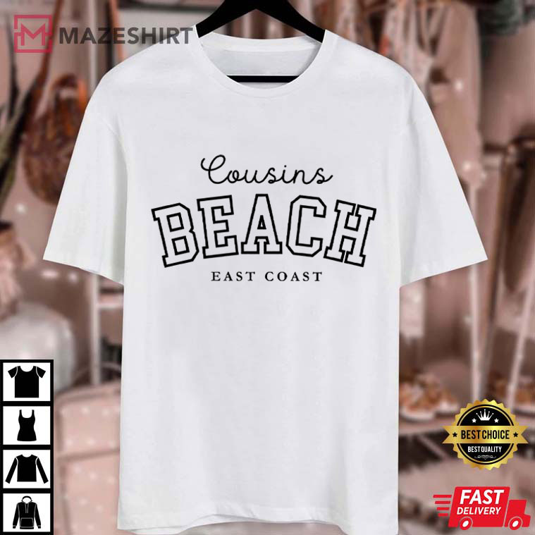 Cousins Beach East Coast The Summer I Turned Pretty Movie T-Shirt Cousins Beach East Coast The Summer I Turned Pretty Movie T-Shirt